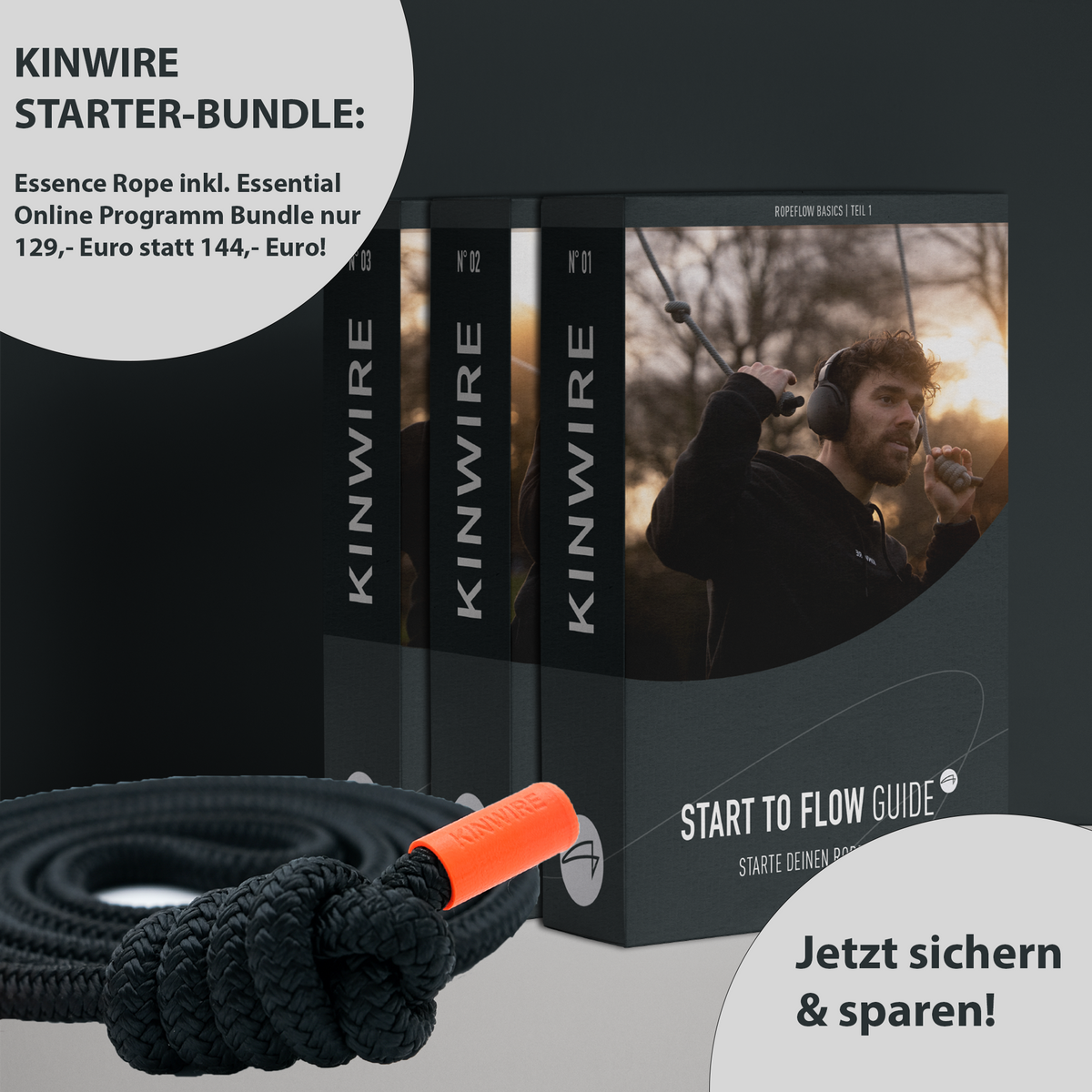RopeFlow Starter Bundle - KINWIRE inkl. (1-3) Programm – Online Bundle BasicRope