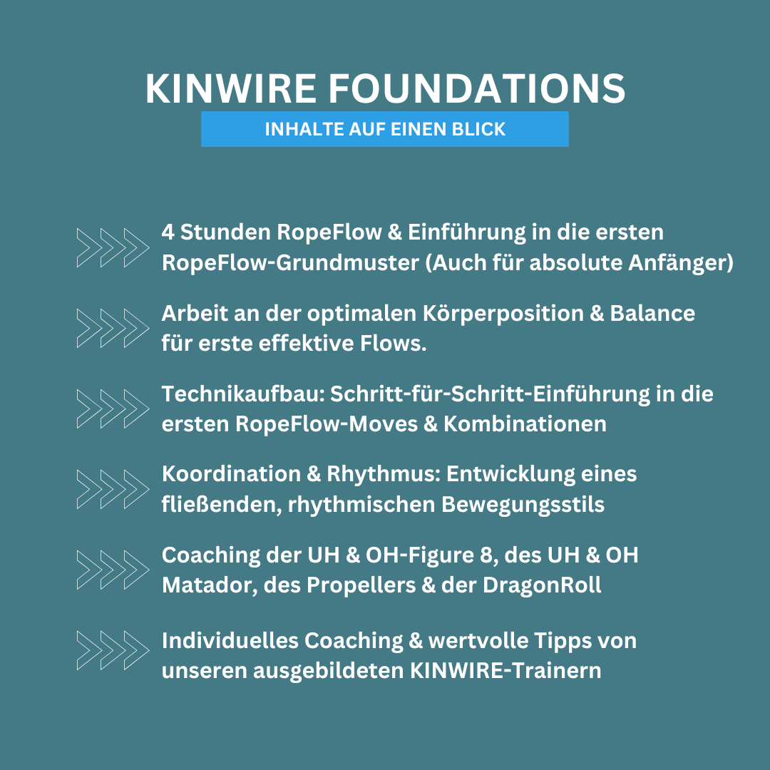 KINWIRE RopeFlow Foundation -  Workshop Düsseldorf (17.01.2026) - Beginner´s friendly!